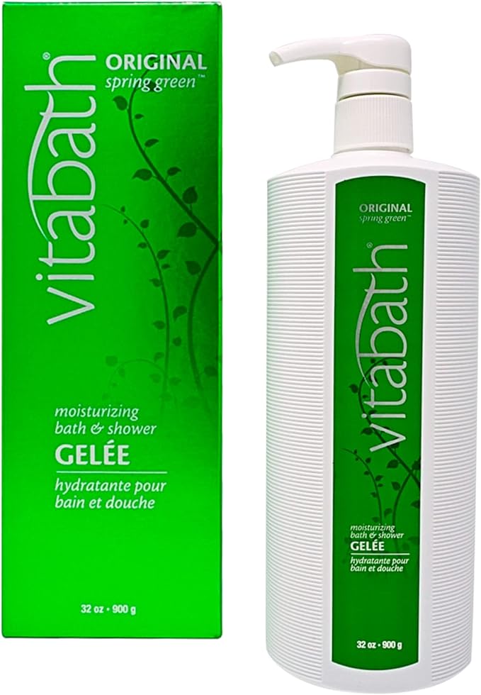 Vitabath Original Spring Green Bath & Shower Gelee Moisturizing Body Cleanser - Pine, Rosewood & Patchouli - Cruelty-Free, Gluten-Free, Paraben-Free - 32oz - Image 2